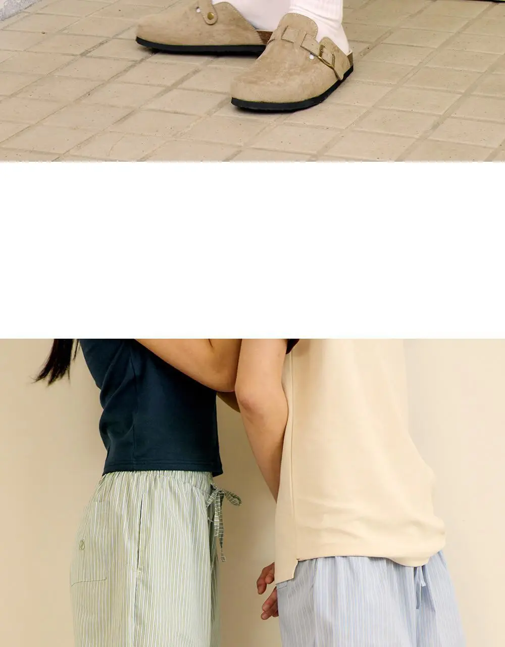 [류혜영 PICK] 마른파이브 코튼 스트라이프 버뮤다 파자마 팬츠 3colors (F/L, XL) 상세페이지 18
